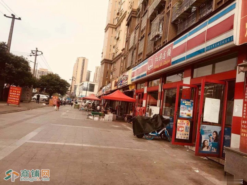2万单价营门口12米开间临街旺铺（红旗超市）年收租金14万！图3