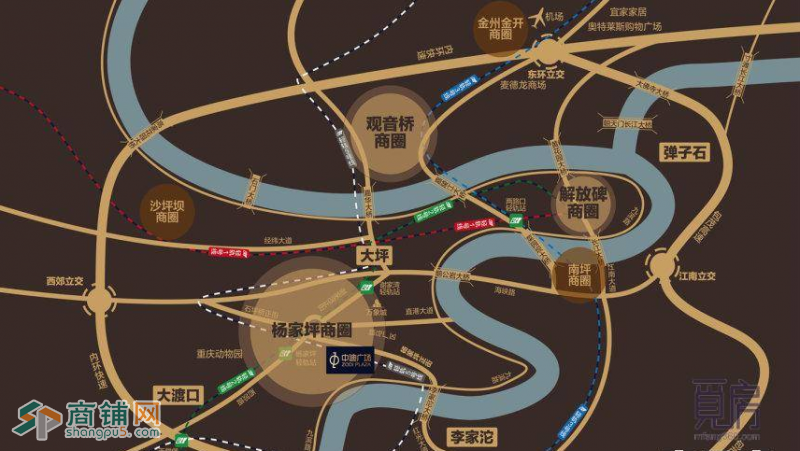 杨家坪步行街大洋百货旁中迪广场火热开售图3