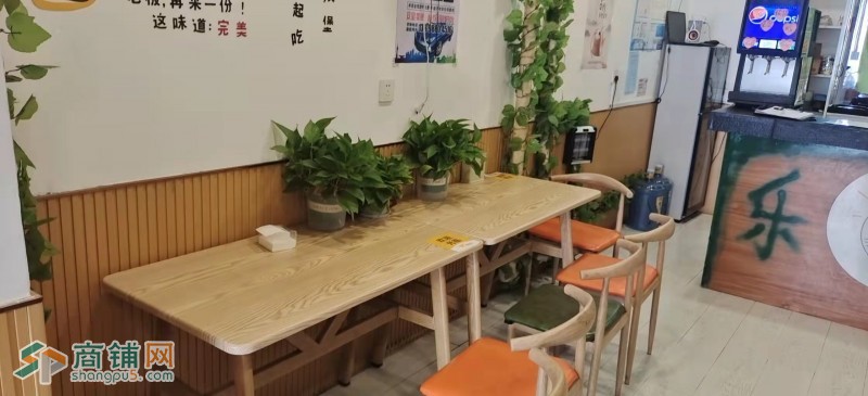 好地段大东望花小学小吃街汉堡店转让图3