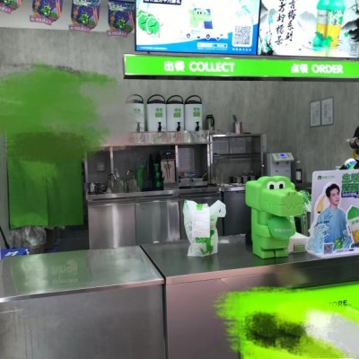 W龙泉吾悦广场2号门步行街奶茶饮品店低价转让