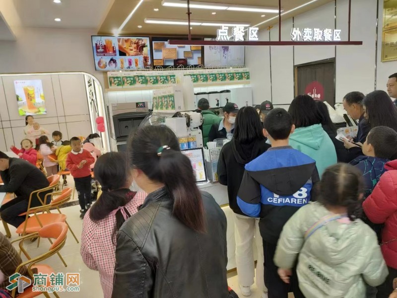 宝安区沙井可外摆世代皇茶旺铺转让W图2