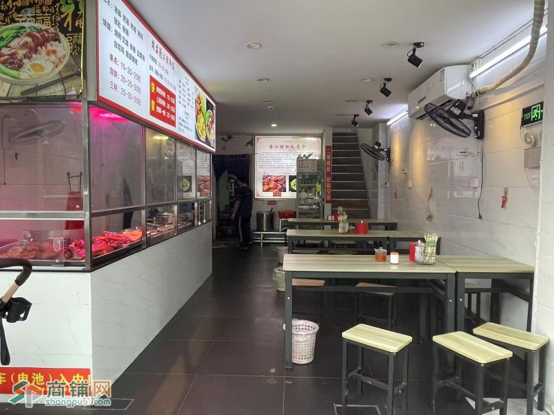 W宝安区西乡地铁口写字楼商圈盈利快餐店转让图3