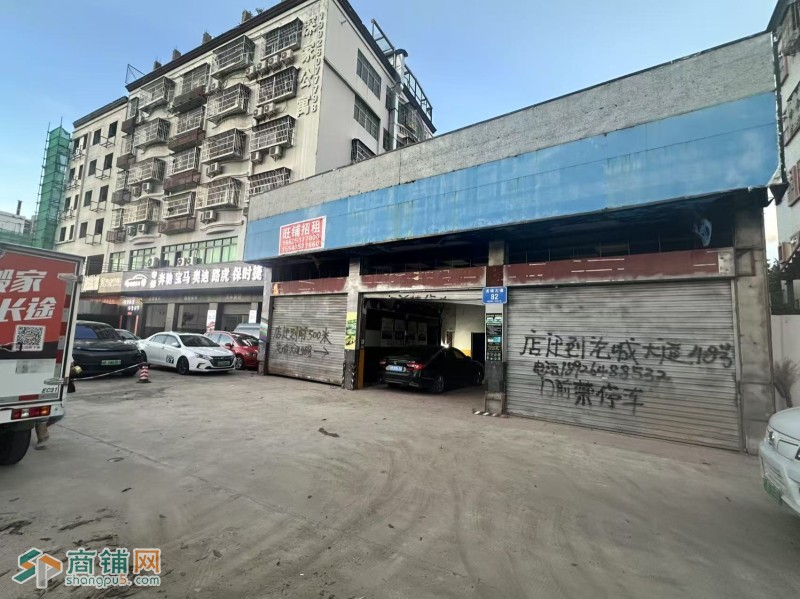深圳龙岗龙城广场旺铺招租，门口有免费车位15个三档门面150方，之前做汽车美容的图4
